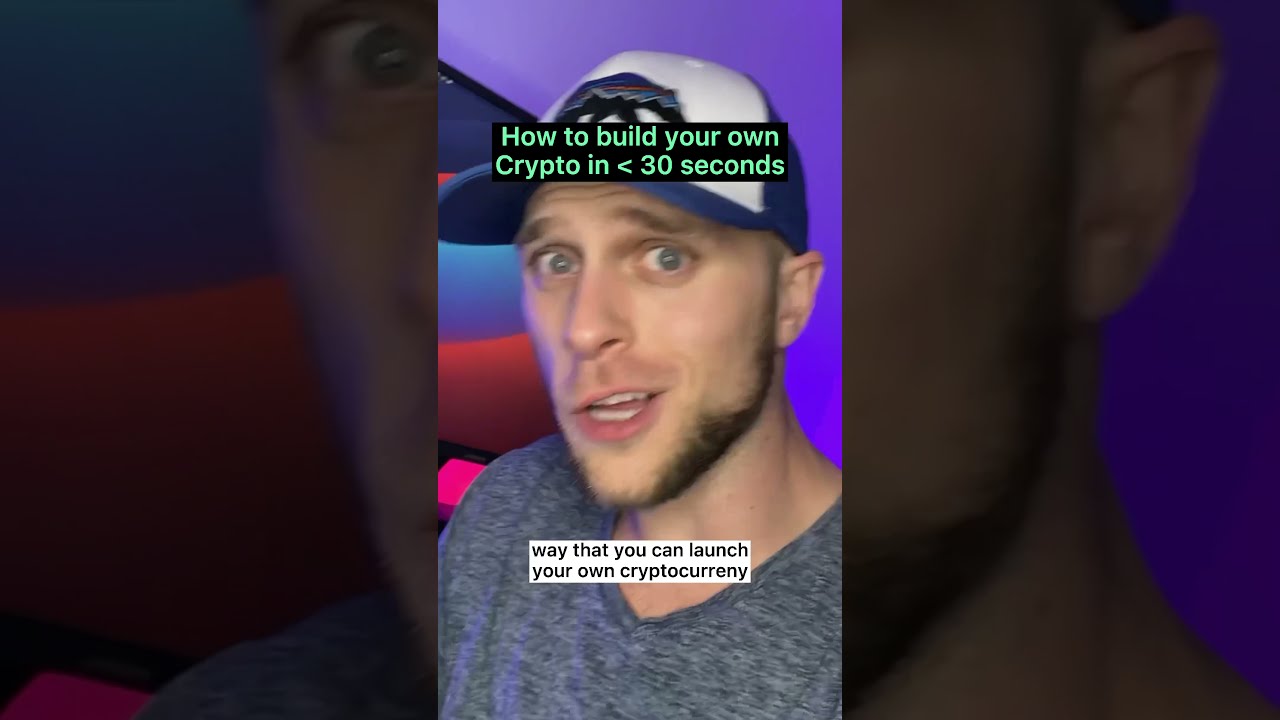 How to create a Crypto in under 30 seconds - YouTube