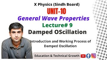 Damped Oscillation | Introduction and Working Process of Damped Oscillation in Urdu And Hindi