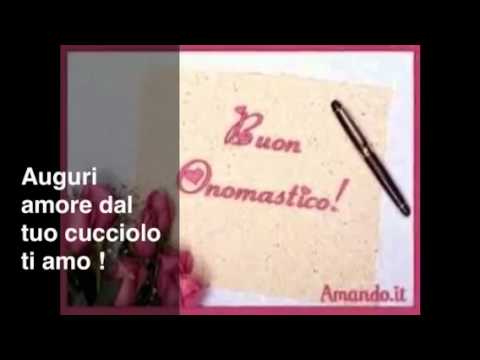 Auguri di buon onomastico amore