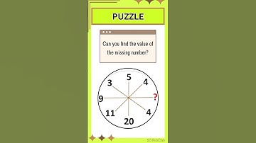 Can You Find the Missing Number? #shorts #puzzle #logicalpuzzles #reasoning