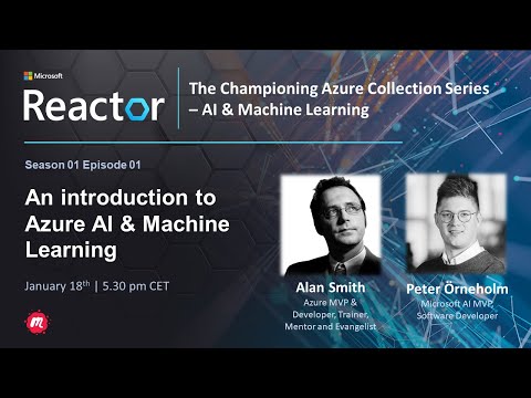 Championing Azure - An introduction to Azure AI & Machine Learning S1 E1