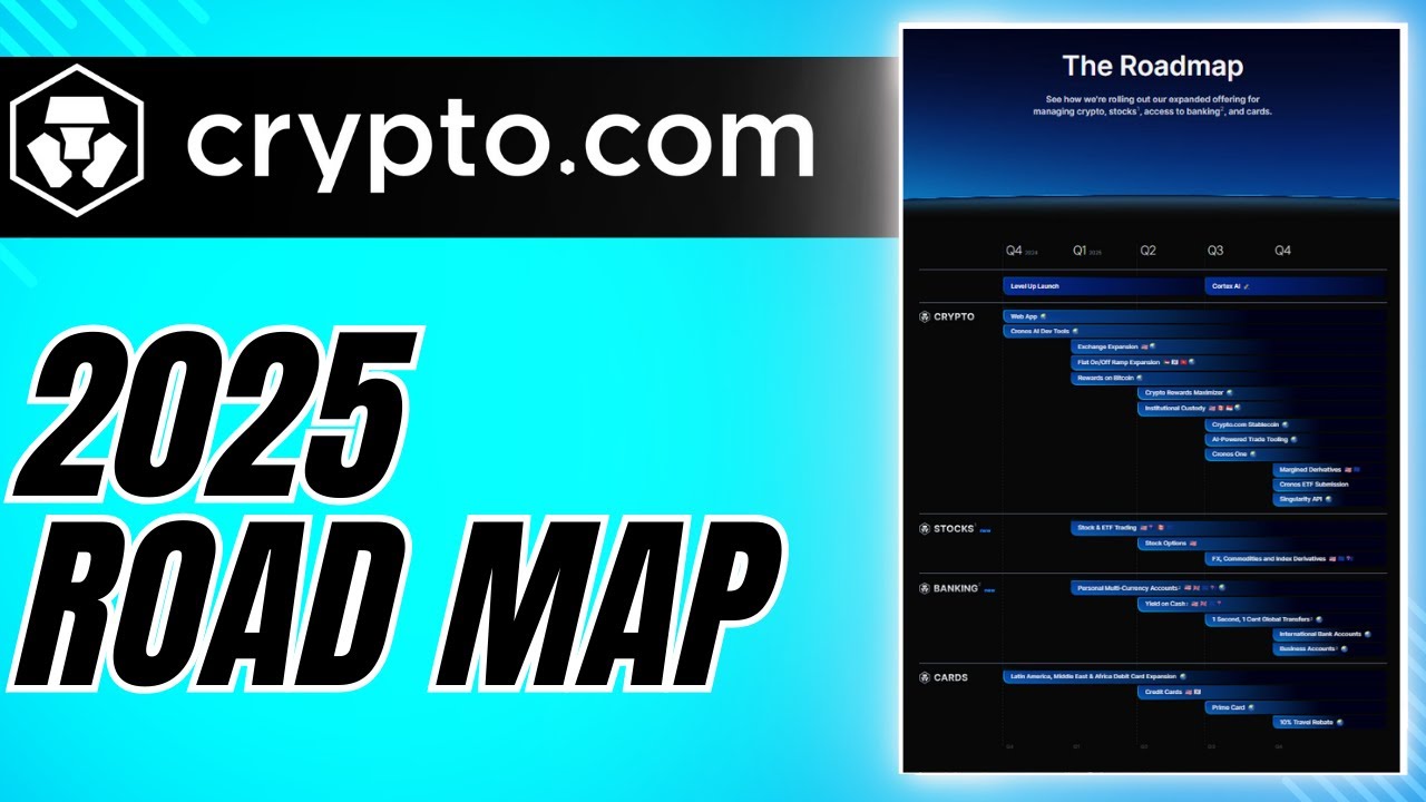 Crypto.com 2025 Road Map Explained - Everything we know so far! - YouTube