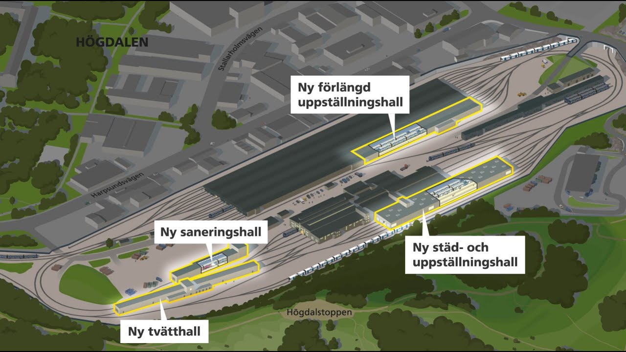 Därför bygger vi ut depån i Högdalen