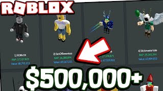 The Richest Roblox Players Worth 500 000 Usd Youtube - roblox richest users