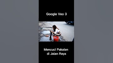 Google Veo 3 | washing clothes #google #veo3 #funny #viral #fyp #AI #gemini