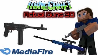 Actual Guns 3D! New 3D guns for mcpe 2020 screenshot 4