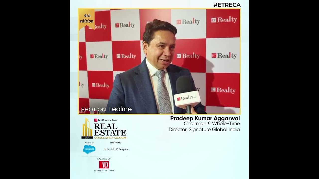 Pradeep Kumar Aggarwal at ET Real Estate Conclave 2025!