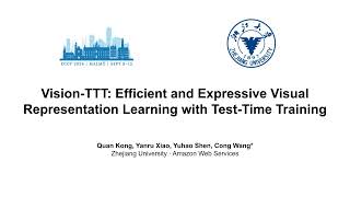 Vision-TTT: Efficient and Expressive Visual Representation Learning with Test-Time Training