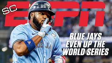 GAME 4 REACTION: Blue Jays even up the series vs. Dodgers ⚾️ | SportsCenter