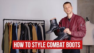 How to Style Combat Boots with Outfit Inspiration | Men’s Fashion