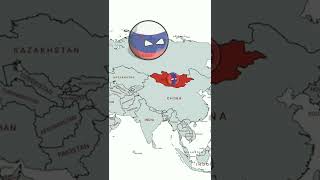 Countryballs now and years ago (Mongolia)#Mongolia #trending #viral #russia #mongolempire