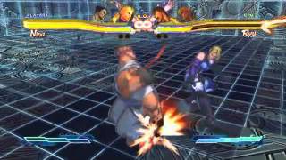 Nina's Super Art and Cross Assault in Street Fighter X Tekken