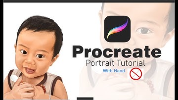 Easiest Beginner iPad Procreate Portrait Tutorial ! IPAD