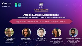 Attack Surface Management : Data Collection, Reconciliation - Panel Discussion - AISS 2021 - DAY 2