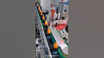 Automatic sauce bottle labeling machine label testing applicator