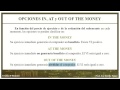 EL PRECIO DE LA OPCIÓN: La prima. Valor intrínseco y temporal. Opciones IN, AT y OUT OF THE MONEY.