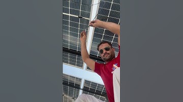 Solar panels sparking short circuit