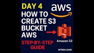 DAY 4 | How to Create S3 Bucket in AWS – Step-by-Step Guide for Beginners