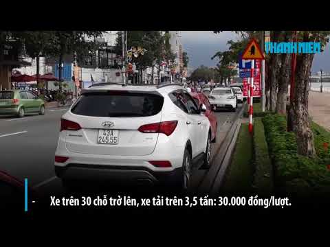 Video Đà Nẵng bắt đầu thu phí đậu xe tại đường Bạch Đằng,... - youtube