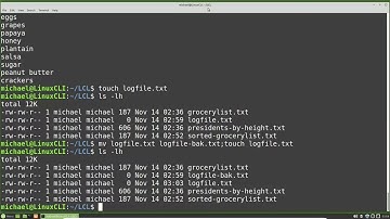 Linux Command Line (33) wc sort uniq