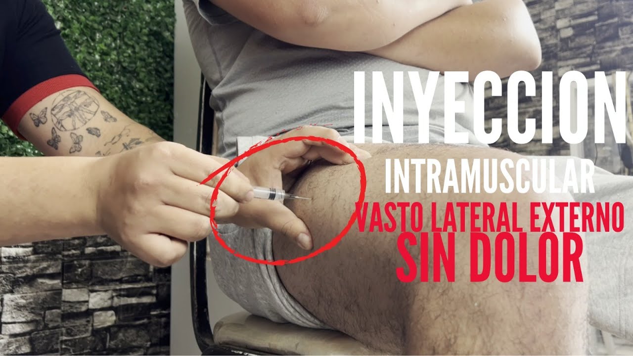 Inyectarse Como COLOCAR una INYECCION INTRAMUSCULAR en la PIERNA | ENFERMERIA ...