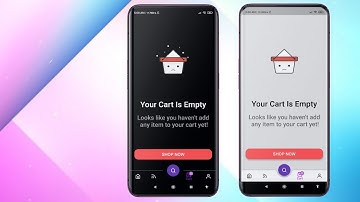 Create an Empty cart screen for any E-commerce app in flutter