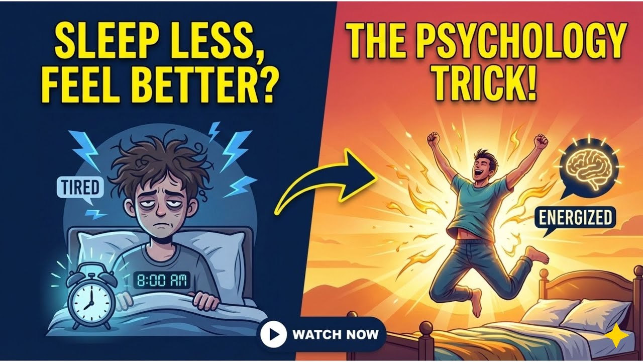 Why Sleeping Less Can Make You Feel More Energized Psychology Trick