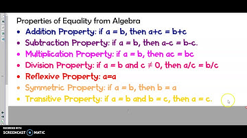 2-6 Algebraic Proofs