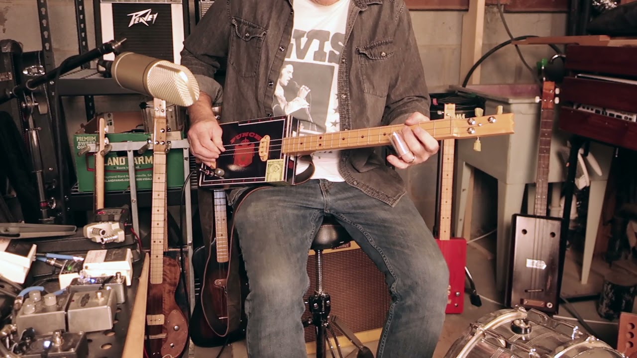 Cigar Box Guitar - Get Back - Mike Snowden - 3 String Thursday - Cover Song