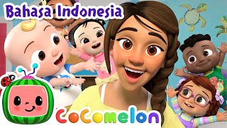 Lagu Guruku, Nona Appleberry! | @CoComelonIndonesia | Nursery Rhymes Anak