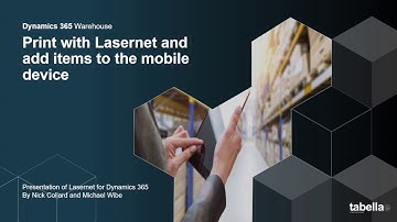 Get more out of Dynamics Warehouse Mobile App with Lasernet (dynamic labelling process)