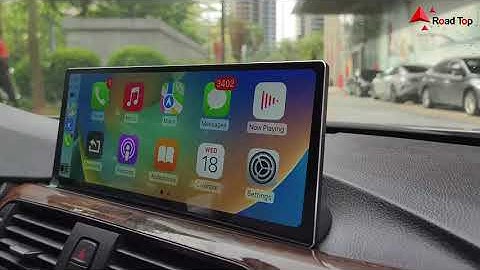 Road Top Ultra-thin 12.3-inch BMW Car Touch Screen Linux System Demonstration