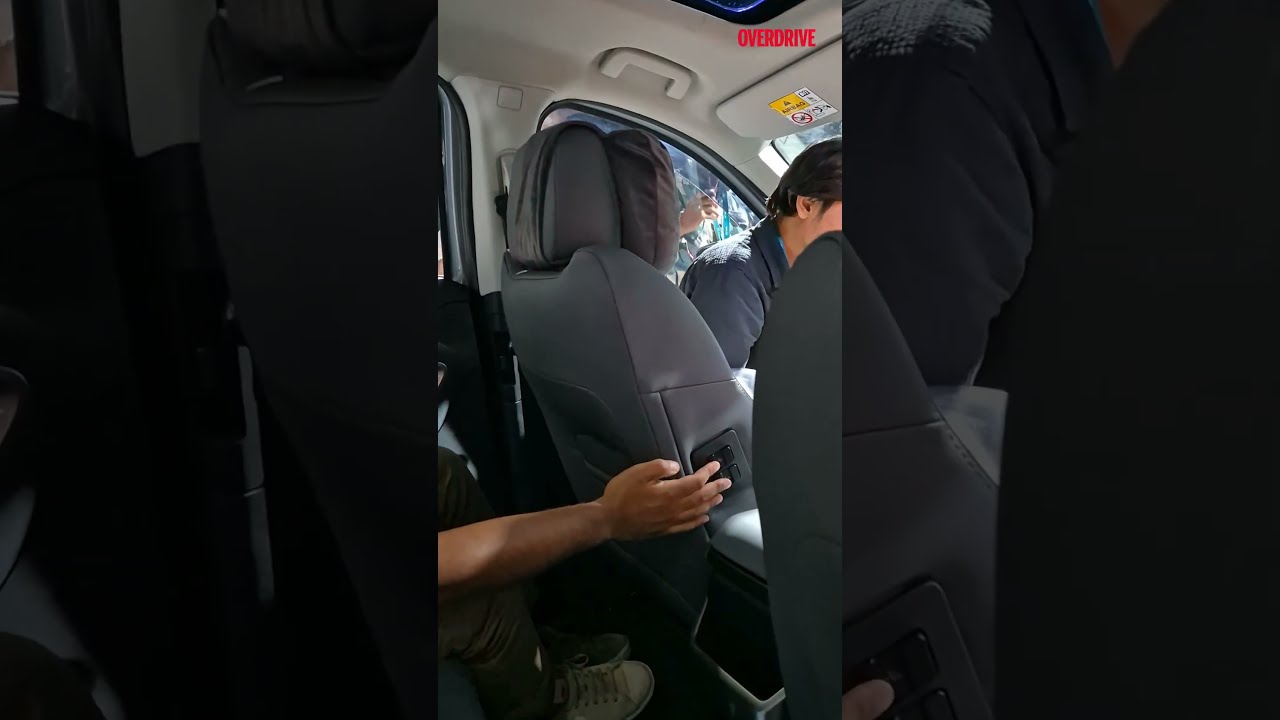 We Re In The Backseat Of Tata Harrier Ev Overdrive TataHarrierEV HarrierEV