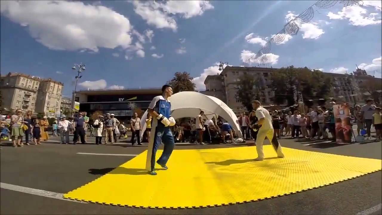 Выступление команды Perspektiva Kickboxing Team на День Независимости Украины