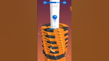 Stack Ball 3D Game | Level 521 | Play Stack Ball Game In Fast Speed | Stack Ball Game YouTube Short