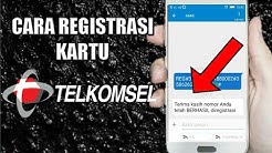 Cara Registrasi Kartu Telkomsel Terbaru 2019 - Durasi: 2.58. 