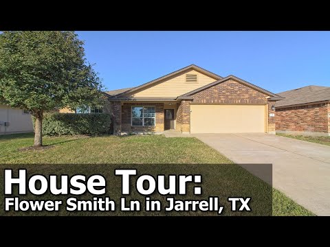 125 Flower Smith Ln, Jarrell, TX home video tour