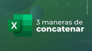 3 maneras de concatenar by A2 Capacitación: Excel 6,328 views 7 months ago 1 minute, 20 seconds