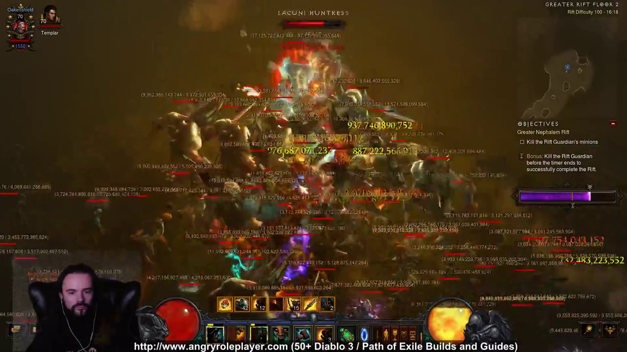 Raekor's HAMMER of the ANCIENTS GR100 Clear Barbarian Build for Diablo 3 (2.6.1)