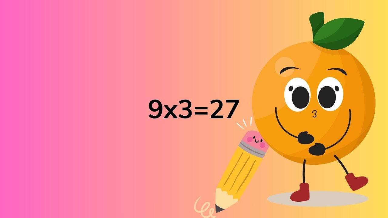 حفظ جدول الضرب الرقم9