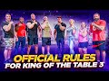 OFFICIAL RULES FOR KING OF THE TABLE 3