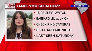 Oconee Co. deputies searching for missing Upstate teen