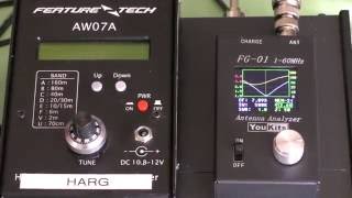 アンテナアナライザー　AW07A　送料無料！ Feature Tech AW07A And You Kits FG-01 Antenna Analysers - YouTube