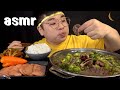 먹방창배tv 달밤에 소고기국에 꼴뚜기젓갈 맛사운드 대박 레전드 beef soup galbitang salted pollack roe mukbang Legend koreanfood