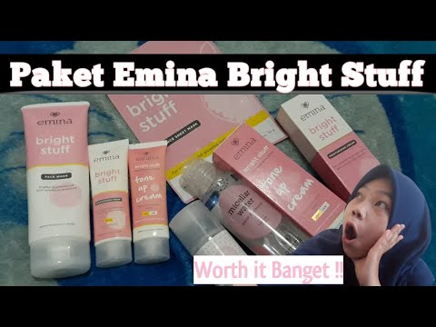 WATCH IN HD P R O D U C T  1. Emina Bright Stuff Micellar Water : Rp 25.800 .... 