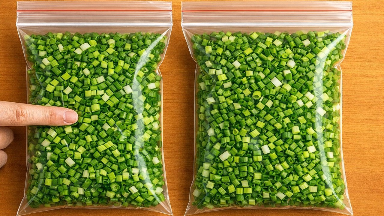 Я храню зеленый лук таким образом уже 10 лет – без заморозки, как это делала бабушка.