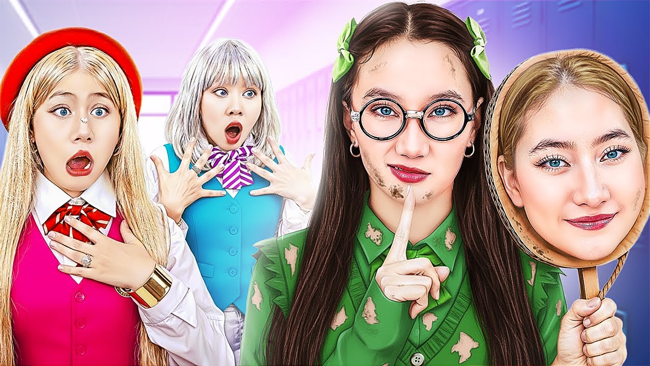 طالب فقير ضد طالب غني في المدرسة! لص يتظاهر بأنه طالب فقير