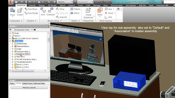 Design View Representation Associativity in Autodesk Inventor