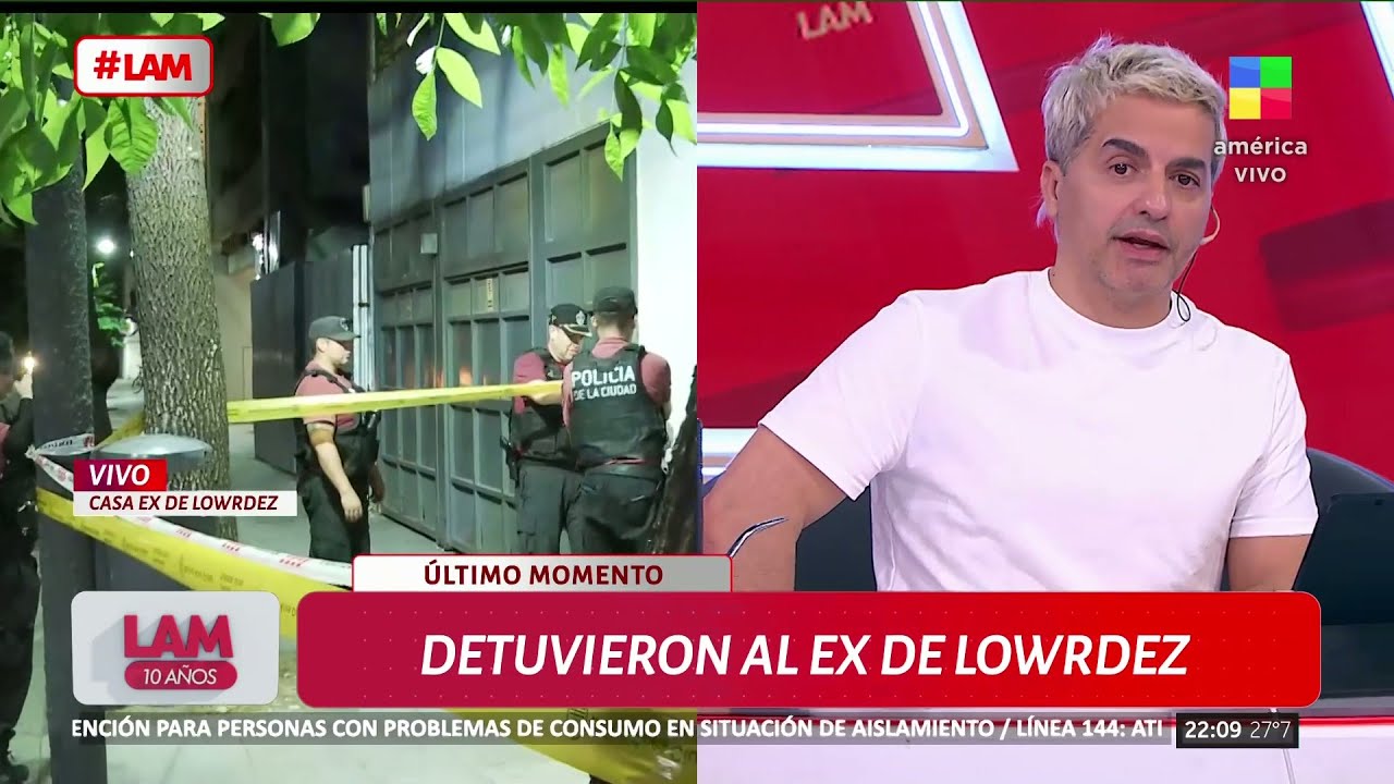 🔴 DETUVIERON AL EX DE LOURDES. LA CANTANTE ESTÁ EN ESTADO DE SOBREDOSIS