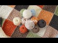 1枚１色で編むモチーフブランケットの編み方 | How to Knit a Single-Color Motif Blanket